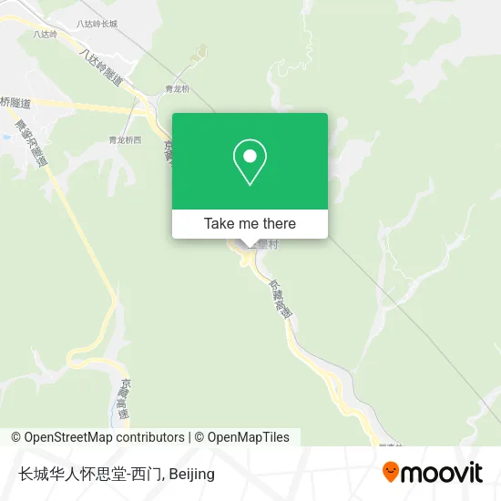 长城华人怀思堂-西门 map