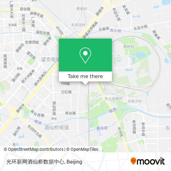光环新网酒仙桥数据中心 map