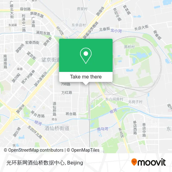 光环新网酒仙桥数据中心 map