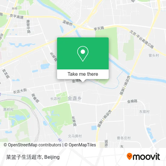 菜篮子生活超市 map