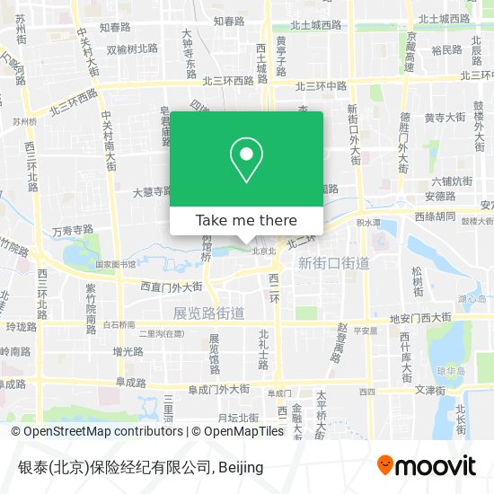 银泰(北京)保险经纪有限公司 map