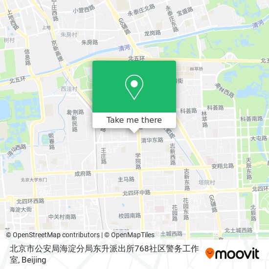北京市公安局海淀分局东升派出所768社区警务工作室 map