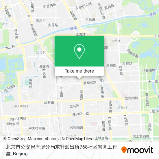 北京市公安局海淀分局东升派出所768社区警务工作室 map