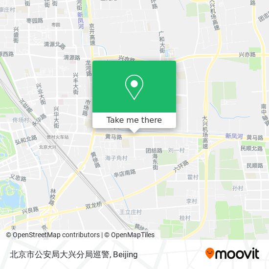 北京市公安局大兴分局巡警 map