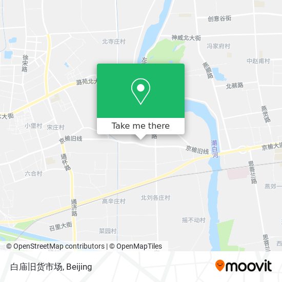 白庙旧货市场 map