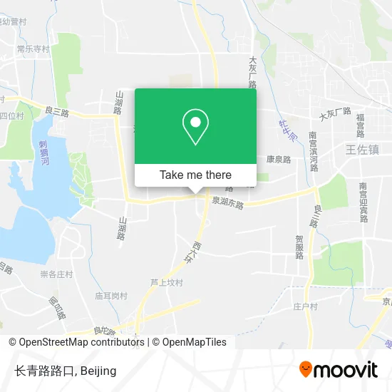 长青路路口 map