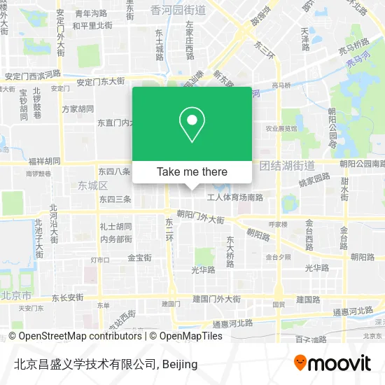 北京昌盛义学技术有限公司 map