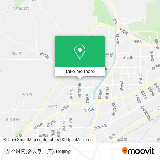 某个时间(密云季庄店) map