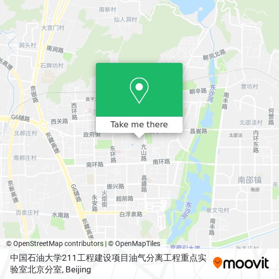 中国石油大学211工程建设项目油气分离工程重点实验室北京分室 map