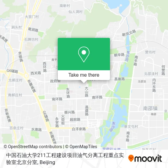 中国石油大学211工程建设项目油气分离工程重点实验室北京分室 map