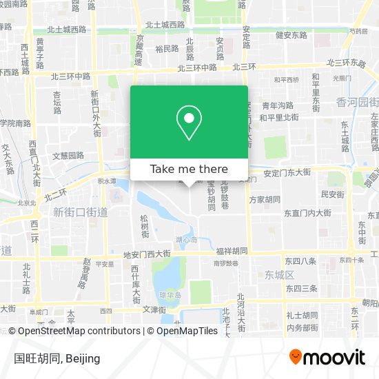 国旺胡同 map