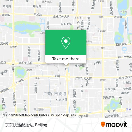 京东快递配送站 map