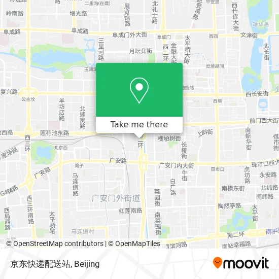 京东快递配送站 map