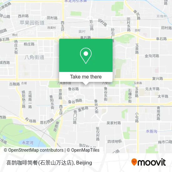 喜鹊咖啡简餐(石景山万达店) map