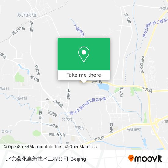 北京燕化高新技术工程公司 map