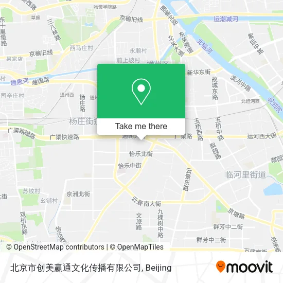 北京市创美赢通文化传播有限公司 map