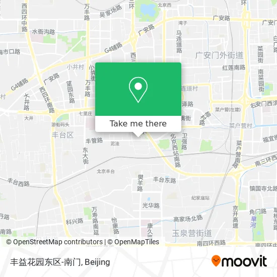 丰益花园东区-南门 map