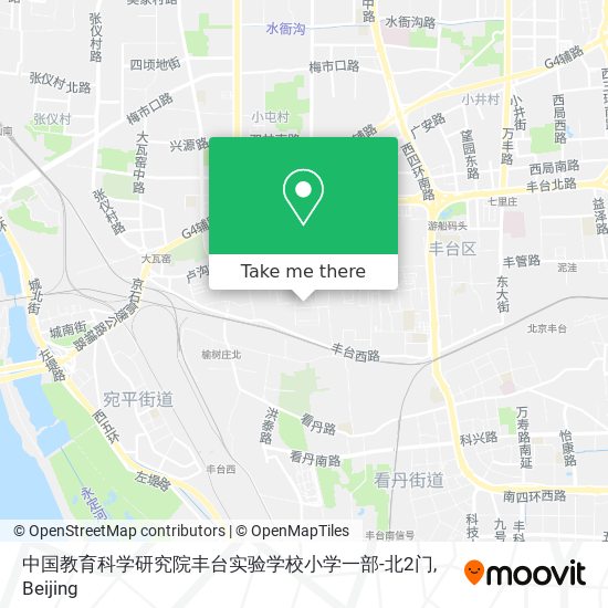 中国教育科学研究院丰台实验学校小学一部-北2门 map