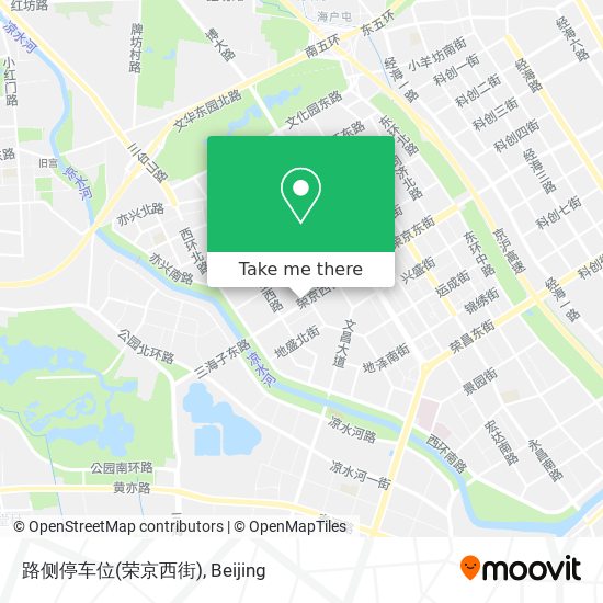 路侧停车位(荣京西街) map