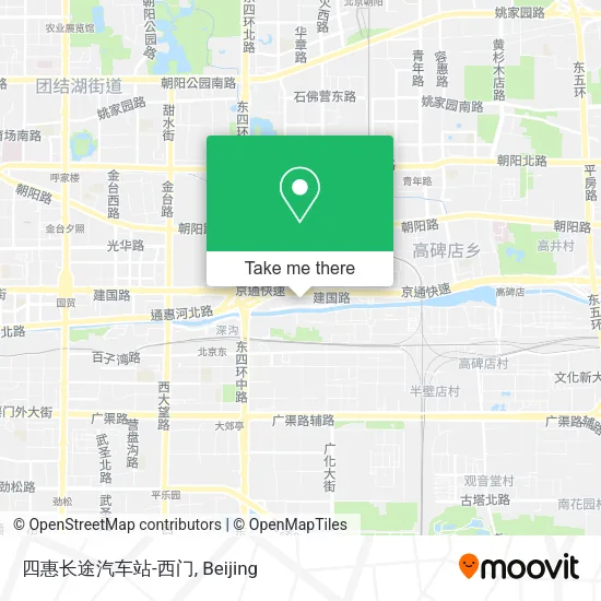四惠长途汽车站-西门 map