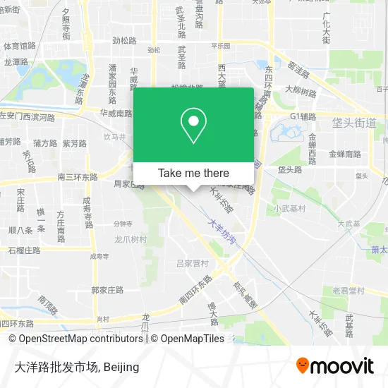 大洋路批发市场 map