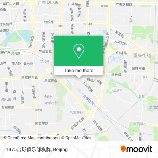 1875台球俱乐部棋牌 map