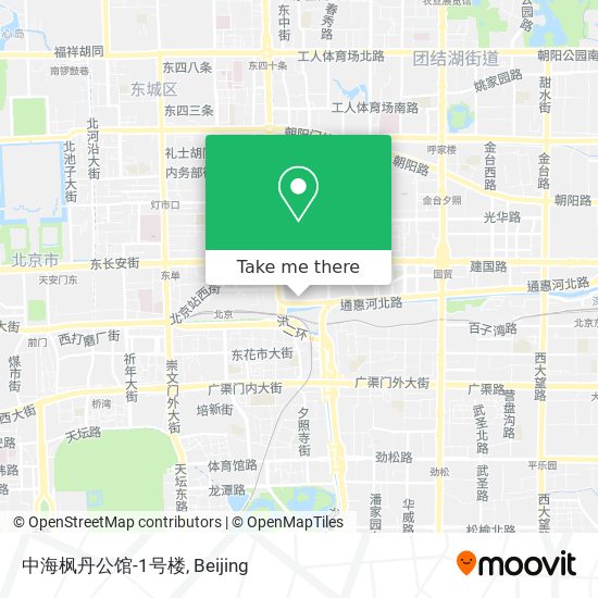 中海枫丹公馆-1号楼 map