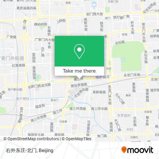 右外东庄-北门 map