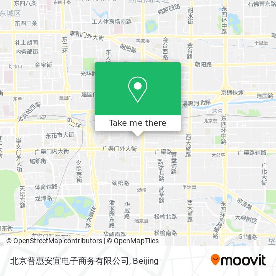 北京普惠安宜电子商务有限公司 map