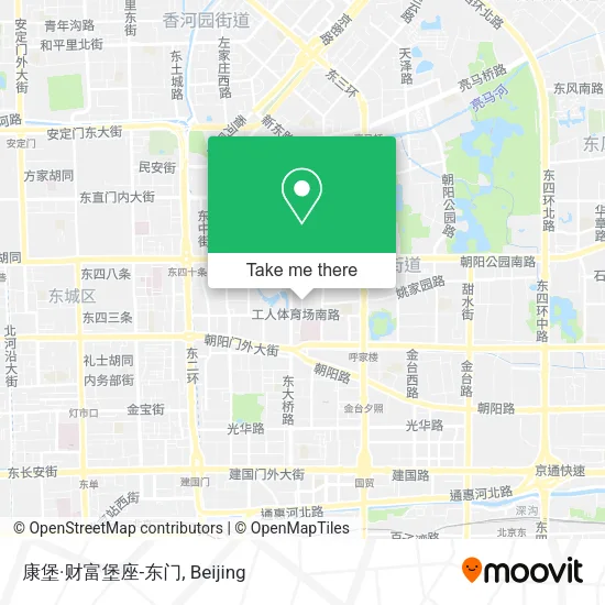 康堡·财富堡座-东门 map