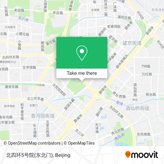 北四环5号院(东北门) map