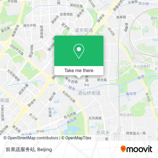 前果蔬服务站 map