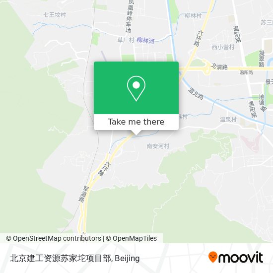 北京建工资源苏家坨项目部 map