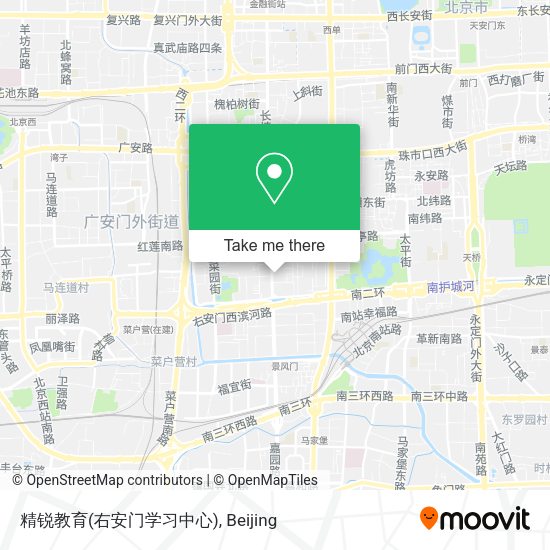 精锐教育(右安门学习中心) map