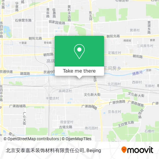 北京安泰嘉禾装饰材料有限责任公司 map