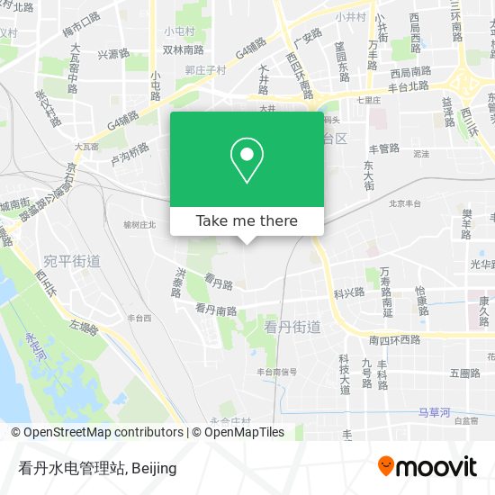 看丹水电管理站 map