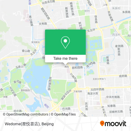Wedome(星悦荟店) map