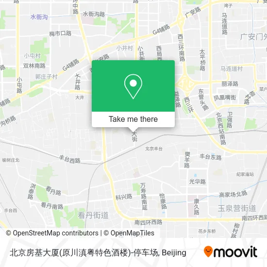 北京房基大厦(原川滇粤特色酒楼)-停车场 map