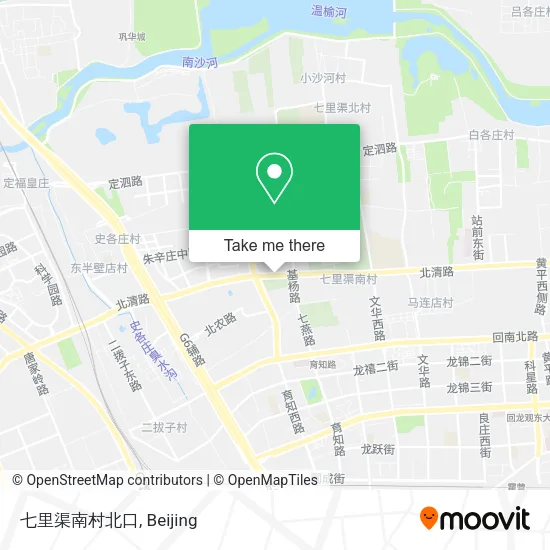七里渠南村北口 map