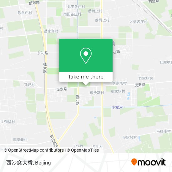 西沙窝大桥 map