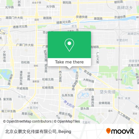 北京众鹏文化传媒有限公司 map
