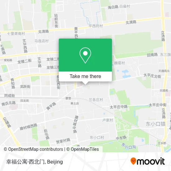 幸福公寓-西北门 map