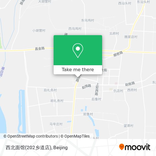 西北面馆(202乡道店) map