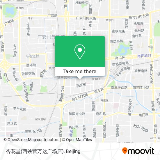 杏花堂(西铁营万达广场店) map