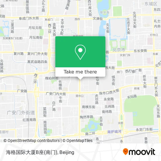 海格国际大厦B座(南门) map