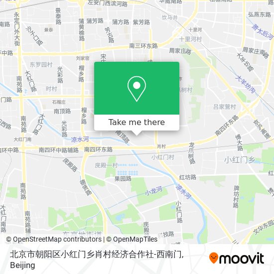 北京市朝阳区小红门乡肖村经济合作社-西南门 map