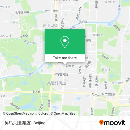 鲜码头(北苑店) map