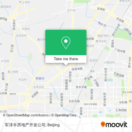 军泽丰房地产开发公司 map