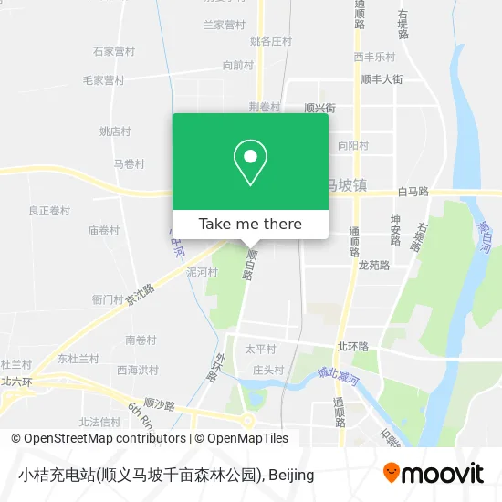 小桔充电站(顺义马坡千亩森林公园) map