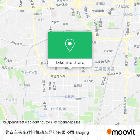 北京车来车往旧机动车经纪有限公司 map